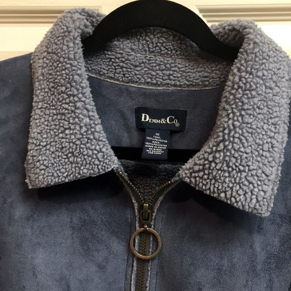 Faux Sherpa/Suede Jacket - Picture 7 of 10